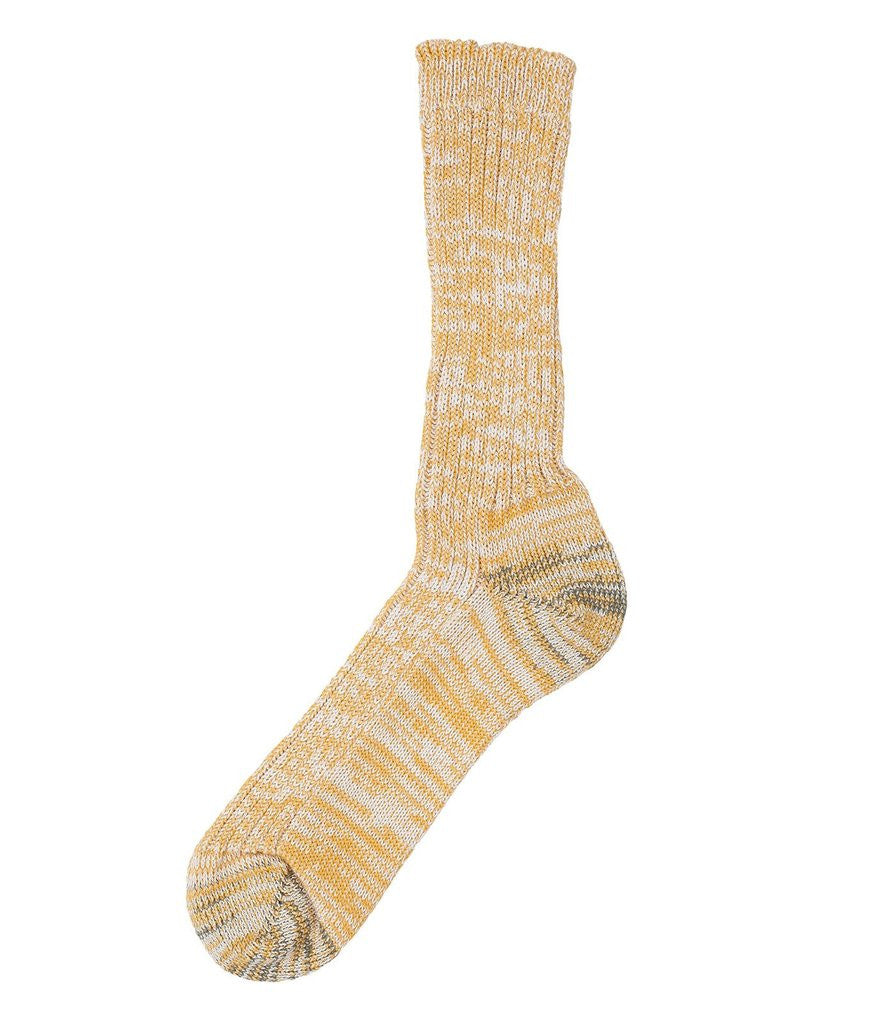 Merz b. Schwanen 271 Cotton Sock - Yellow Melange