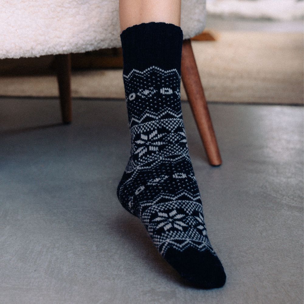 Bergen Wool - Black (1 Pair)