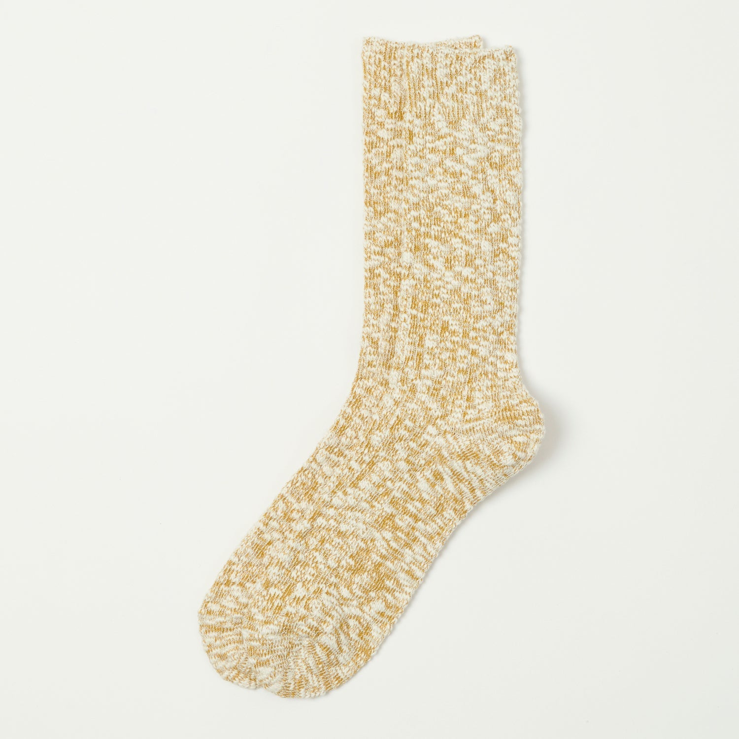 Anonymous Ism Light Slub Crew Sock - Khaki